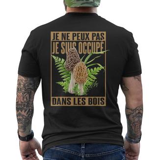Humour Cueilleur Morilles Chasseur De Champignon T-shirt imprimé au dos - Cadeauxyz