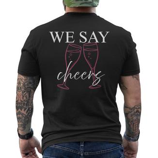 Jga Sagen Wir S T-Shirt mit Rückendruck - Seseable