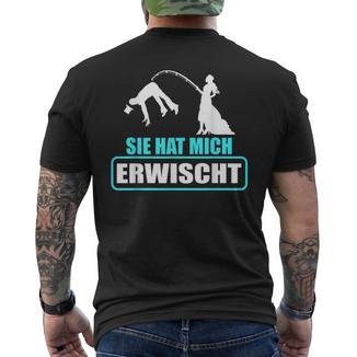Junggesellenabschied Männer Poltern Polterabend Jga T-Shirt mit Rückendruck - Geschenkecke