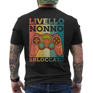 Livello Nonnobloccato Gamer Gaming Nerd Festa Del Papà T-shirt da uomo con stampa posteriore - Novitaregali