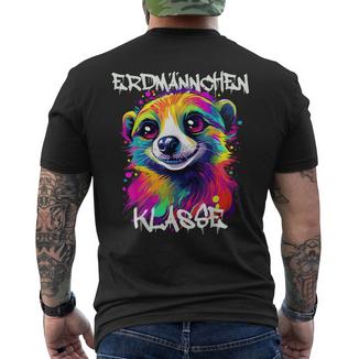 Meerkat Class Primarychool Meerkat T-Shirt mit Rückendruck - Seseable