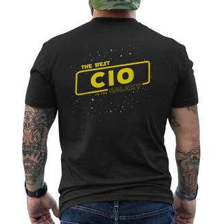 Meilleur Cio Dans La Galaxie Drôle Chief Information Officerhi T-shirt imprimé au dos - Cadeauxyz