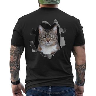 Mème De Chat En Colère Grincheux T-shirt imprimé au dos - Cadeauxyz