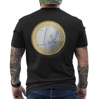 Monnaie Euro Union Européenne T-shirt imprimé au dos - Cadeauxyz