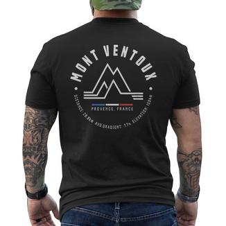 Montentoux Gebirgspass Frankreich Radrennsport Rennrad T-Shirt mit Rückendruck - Geschenkecke