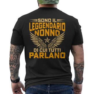 Nonno Divertenteono Il Leggendario Nonno Festa Del Papà T-shirt da uomo con stampa posteriore - Novitaregali
