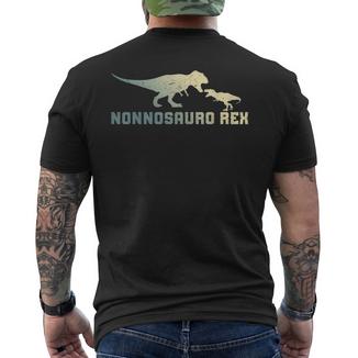 Nonno Nonnosauro Rex Festa Del Papà T-shirt da uomo con stampa posteriore - Novitaregali