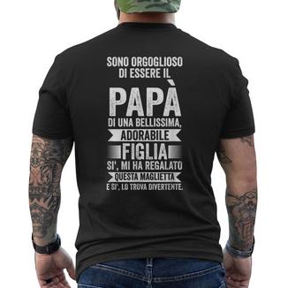 Papà Di Una Bellissima Figlia Padre & Figlia T-shirt da uomo con stampa posteriore - Novitaregali