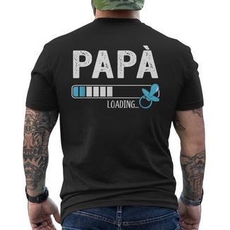 Papa Loading Ciuccio Gravidanza Annuncio Futuro Papà T-shirt da uomo con stampa posteriore - Novitaregali