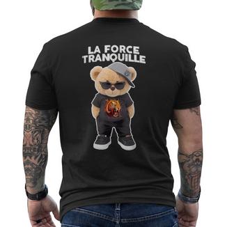 Petit Ours La Force Tranquille Tigre Cadeau Enfant Homme T-shirt imprimé au dos - Cadeauxyz
