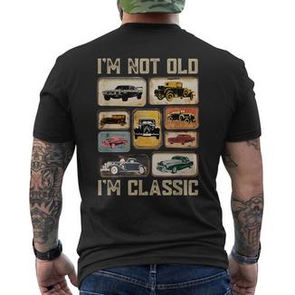 Retro-Vintage-Klassiker Lustige Autografik Für Papaatertag 2025 T-Shirt mit Rückendruck - Geschenkecke