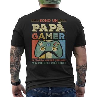 Sono Un Papà Gamer Regalo Divertente Per La Festa Del Papà T-shirt da uomo con stampa posteriore - Novitaregali