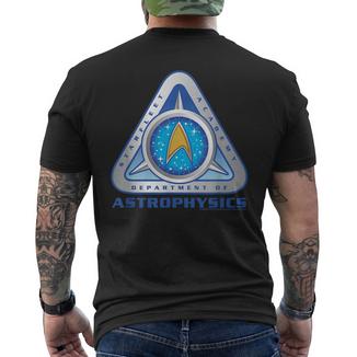 Star Trektarfleet Academy Astrophysics T-Shirt mit Rückendruck - Seseable