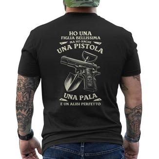 Una Figlia Bellissima Papà Padre T-shirt da uomo con stampa posteriore - Novitaregali