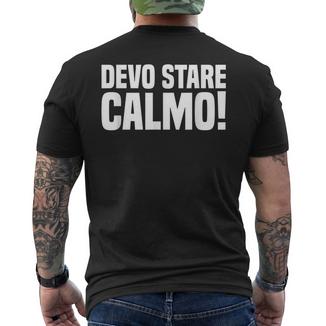 Uomo Devotare Calmo Frase Divertente Ironica Uomo Amico Papà T-shirt da uomo con stampa posteriore - Novitaregali