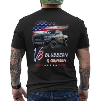 Us Pick Up8 Car Bubble And Grin Pick Up T-Shirt mit Rückendruck - Seseable