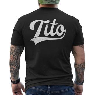 They Call Me Tito Festa Del Papà Regalo Per Tito T-shirt da uomo con stampa posteriore - Novitaregali