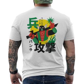 Robotamouraï Japonais Rétro T-shirt imprimé au dos - Cadeauxyz