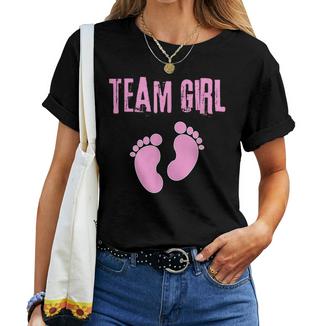 Team Girl Babyhower Bambina Mamma E Papà Gravidanza Attesa Maglietta da donna - Novitaregali