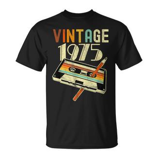 1975Intage Geburtstag Retrointage Männer Frauen Geschenk T-Shirt - Geschenkecke