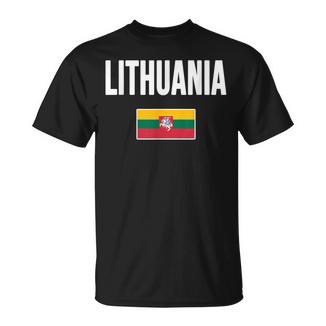 Bandera De Lituania Lietuva Recuerdo Camiseta unisex - Regaloses