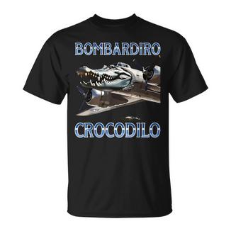 Bombardiro Cocodrilo Meme Italiano Brainrot Memes Bombardino Camiseta unisex - Regaloses