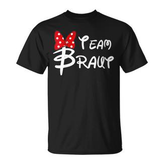 Damen Damen Team Braut Maus Jga Hochzeit Bachelorette Party Mit-Ausschnitt T-Shirt - Geschenkecke