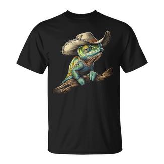 Días Del Desierto Occidental Con Un Toque Camaleónico Camiseta unisex - Regaloses