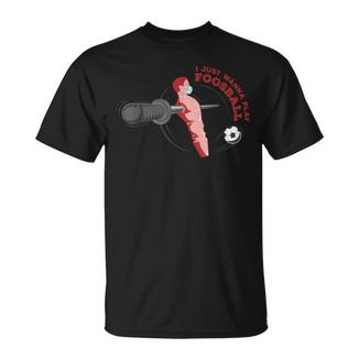 Divertidas S De Fútbol De Mesa Máscara Regalo De Juego Para Jugador De Futbolín Camiseta unisex - Regaloses