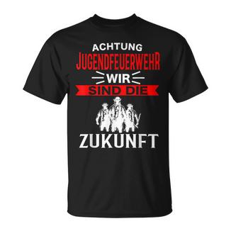 Feuerwehr Herren Jugendfeuerwehrpruch Feuerwehrfrau Damen T-Shirt - Geschenkecke