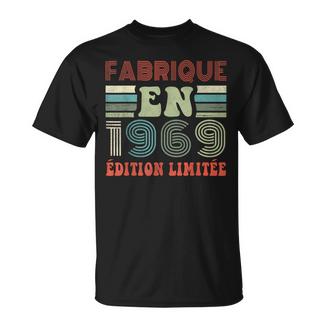 Français France Année De Naissance 1969 Rétro 1969Intage T-Shirt - Cadeauxyz