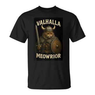 Guerrier Nordique De Chatikingalhalla T-Shirt - Cadeauxyz