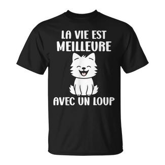 Humour Loups Animaux Laie Est Meilleure Avec Un Loup T-Shirt - Cadeauxyz