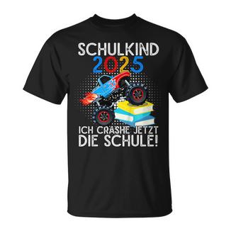Kinder Monster Truckchulkind 2025Chultüte Einschulungchule T-Shirt - Geschenkecke