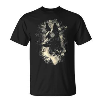 Œuvre D'art Graphique Pour Chien Malinois Belge T-Shirt - Cadeauxyz