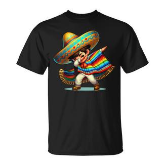 Poncho Mexicain Cinco De Mayo Pour Garçon T-Shirt - Cadeauxyz