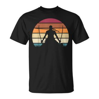 Samurai Retro Manga Japon Culture Pays Homme Cadeau T-Shirt - Cadeauxyz