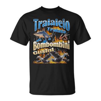 Tralalelos Bombombini Divertido Italiano Brainrot Meme Gráfico Camiseta unisex - Regaloses