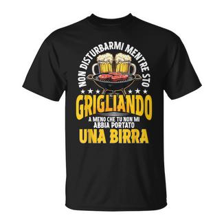 Uomo Divertente Barbecue & Birra Griglia Bbq Papà Maglietta - Novitaregali