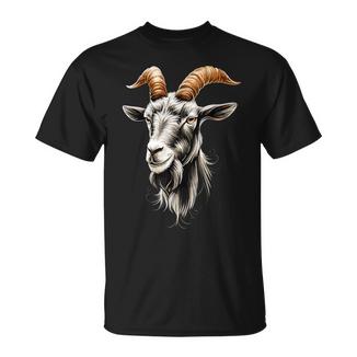 Ziege Hausziege Wildziegeteinbock Goatüße Ziegen T-Shirt - Geschenkecke
