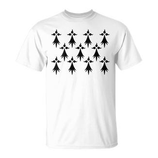 Cadeau Breton Drapeau Breizh Bretagne Francia T-Shirt - Cadeauxyz