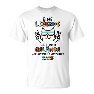 Grundschule 2025 Geschafft Grundschule Abschluss T-Shirt - Geschenkecke