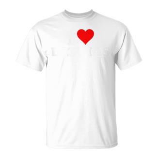 Imprimé I Love Latinas T-Shirt - Cadeauxyz