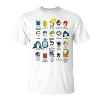 Justice Leagueuperhero Issues T-Shirt - Seseable