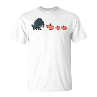 Los Tres Cerditos Camiseta unisex - Regaloses