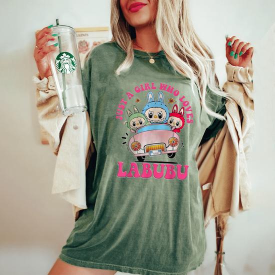 T-shirt Labubu Uomo - Maglietta Divertente Con Stampa Carina, Virale E Di Tendenza