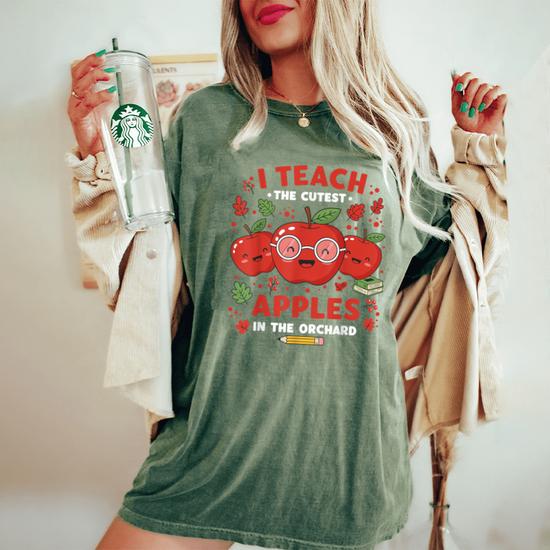 "Teacher Of Little Things" Women's Teacher T-Shirt - Cute Teacher Appreciation Gift, School Life Top