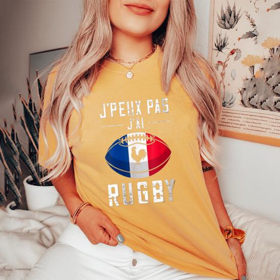 T-Shirt Rugby 'Les Vrais Gars' - Coton Décontracté - Pour Joueurs Et Fans De Rugby - Cadeau Humoristique Sport