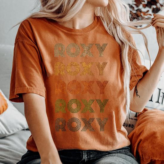 T-shirt Love Heart Roxy Style Grunge/Vintage – Débardeur Noir Roxy – Cadeau Idéal Pour Fans Roxy