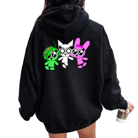 Sprunky Girls Vinera Wenda Pinki Winki Women Oversized Hoodie Back